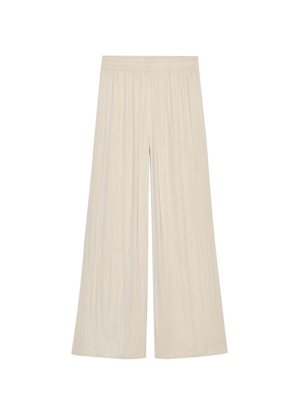 NWT Zara Taupe Wide Leg Pull-On Palazzo Pants with Pockets Size S